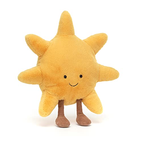 Jellycat Amuseables Sun Stuffed Toy, Medium 12 inches - Sun Plush - Fun Gift Idea