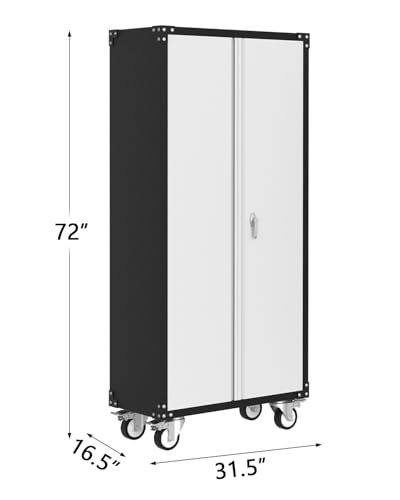 GarveeHome Metal Storage Cabinet 72