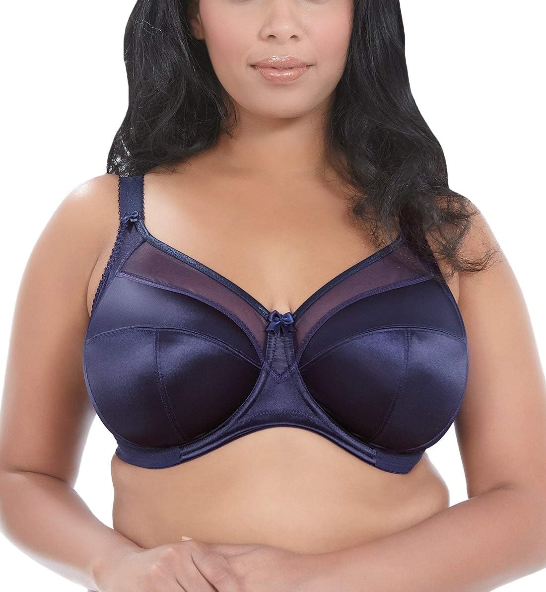 GODDESS Women's Plus-Size Keira Banded Underwire Bra, Ink, 38J