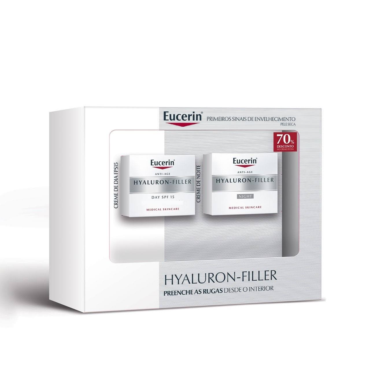 Eucerin Hyaluron Filler Set Cream SPF15 + Night Cream