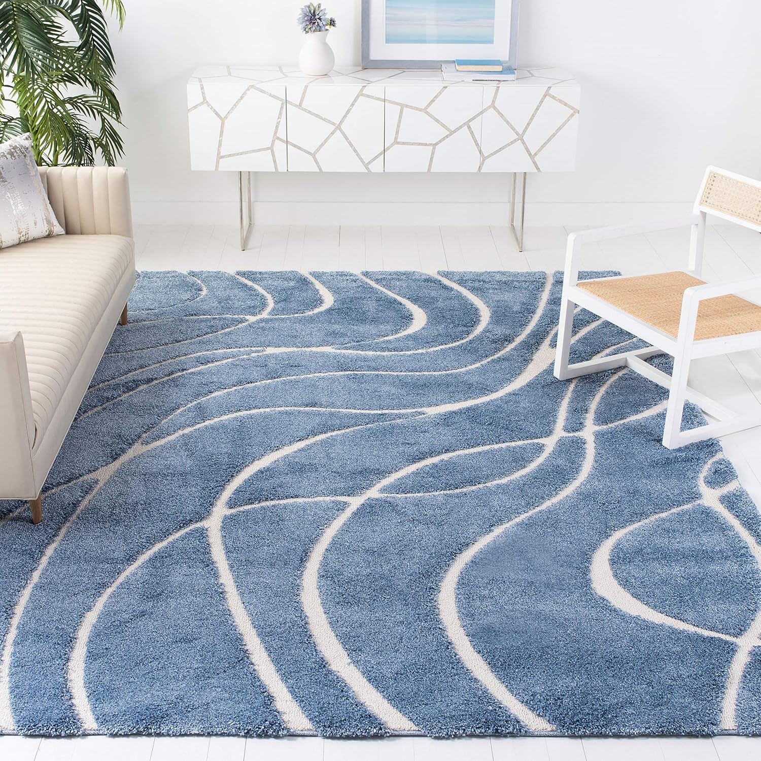 SAFAVIEH Florida Shag Collection Area Rug - 8'6