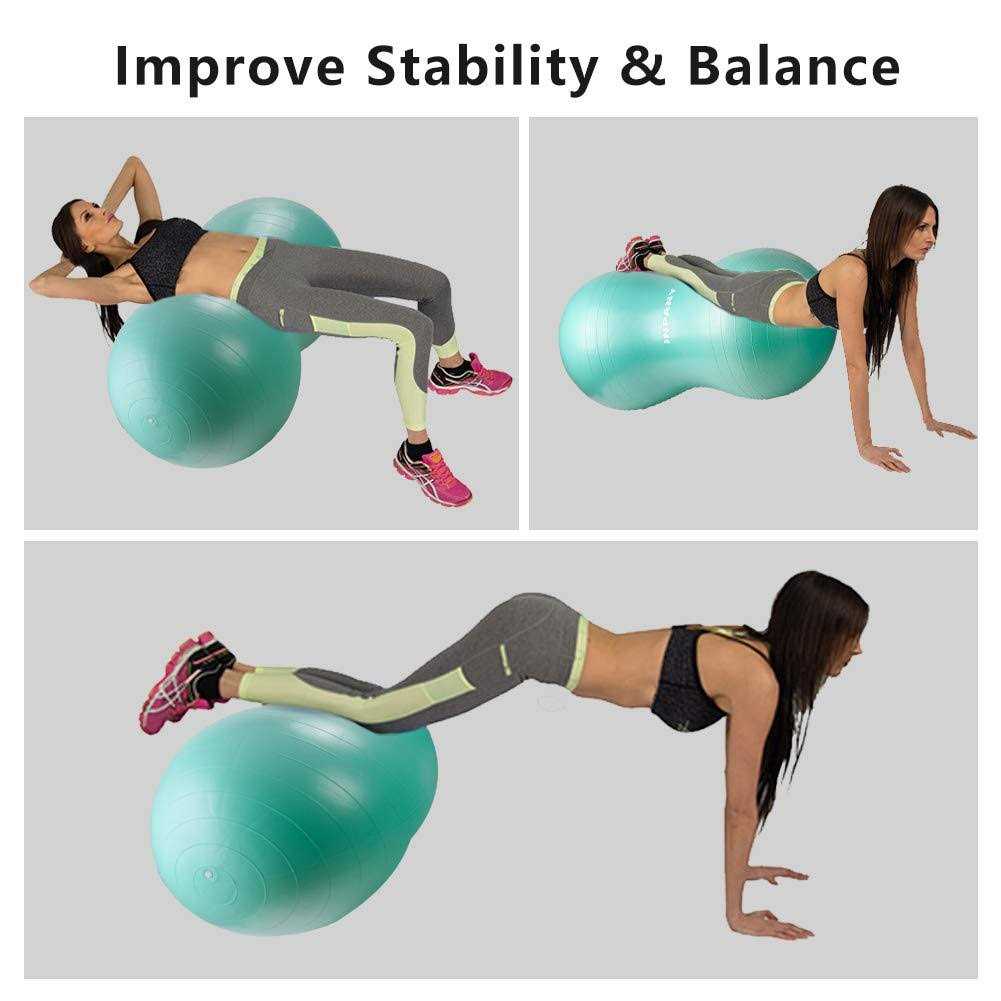 INPANY Peanut Ball Anti Burst Exercise Ball for Labor Birthing - Sports Supplies Online Store
