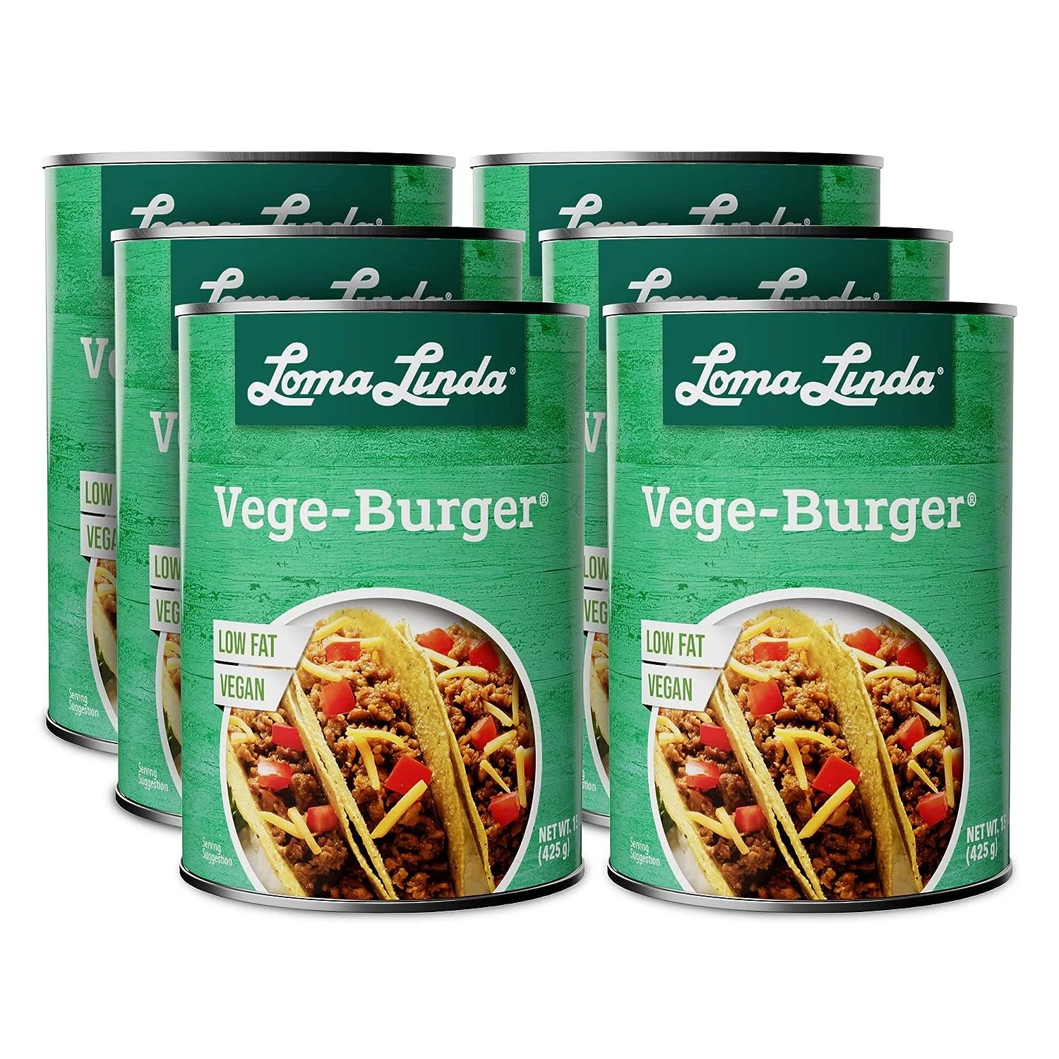 Loma Linda Vege Burger (15 oz.) 12 pack - Vegan