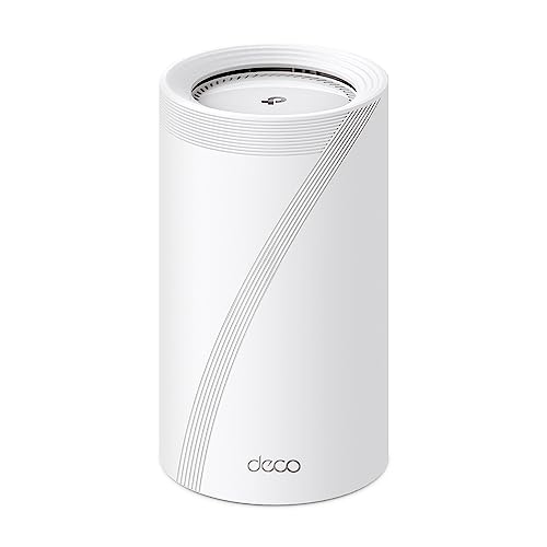 TP-Link Tri-Band WiFi 7 BE17000 Whole Home Mesh System (Deco BE75) | 8-Stream 17 Gbps | 1× 10G + 3× 2.5G Ports Wired Backhaul, 6× High Gain Antennas | VPN, AI-Roaming, 4×4 MU-MIMO, HomeShield (2-Pack)