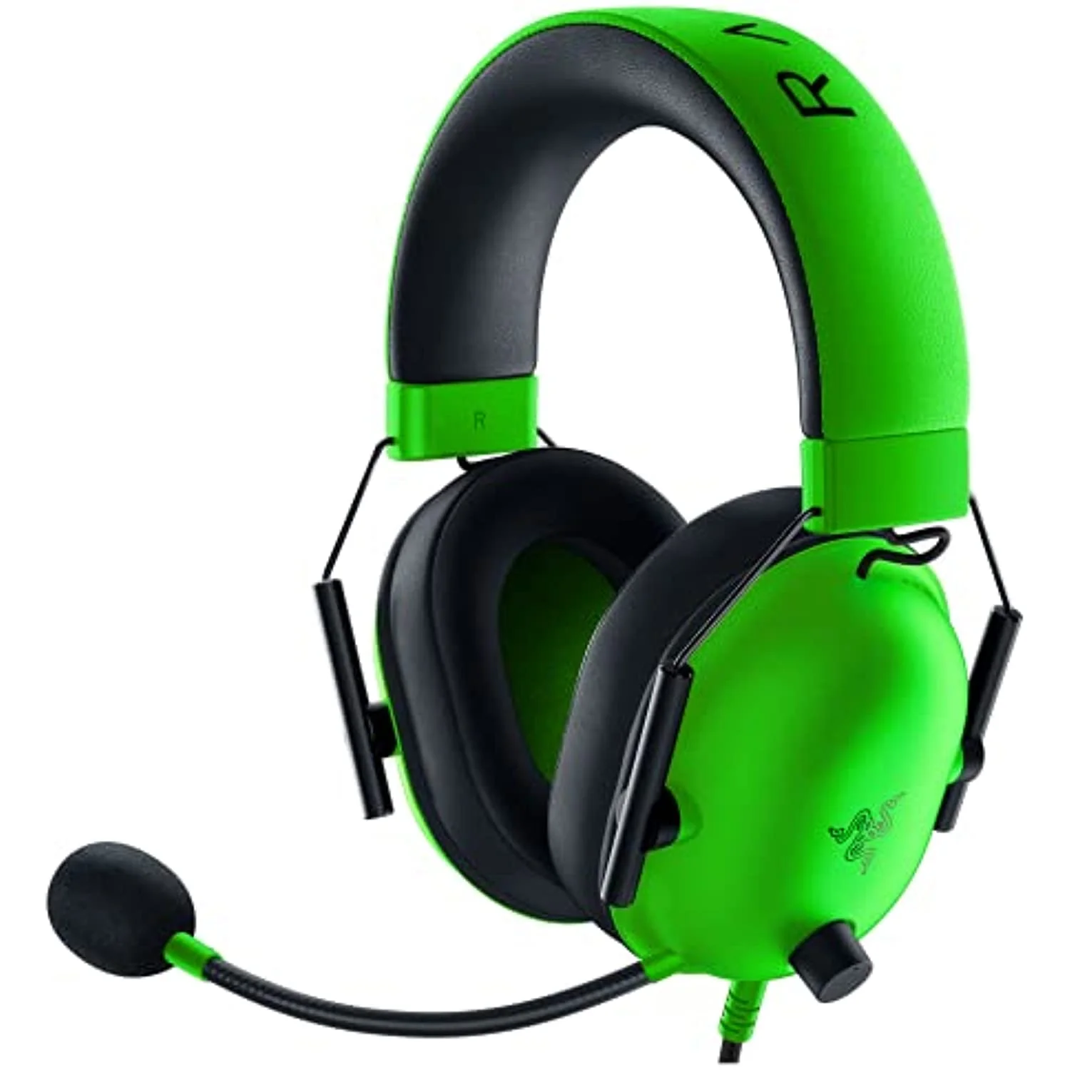 Razer Blackshark V2 X Gaming Headset: 7.1 Surround Sound - 50Mm Drivers - Memory Foam Ear Cushions - For Pc, Ps5, Ps4, Switch, Xbox One, Xbox Series X|S, Mobile - 3.5Mm Audio Jack - Green