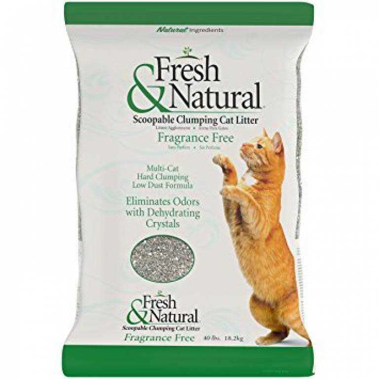 Fresh & Natural Fragrance Scoopable Clay Cat Litter - Pet Supplies online store
