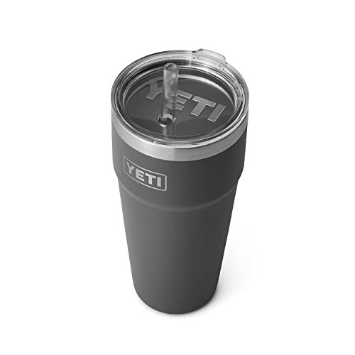 YETI Rambler 26 oz Straw Cup, Vacuum Insulated, Stainless Steel with Straw Lid
