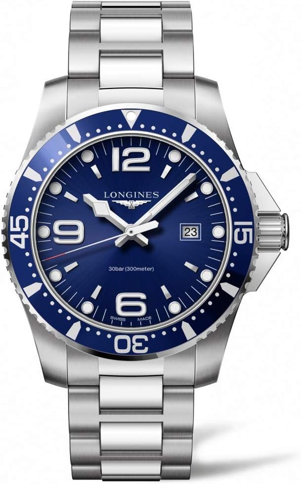 Longines HydroConquest Blue Dial Stainless Steel Mens Watch L38404966