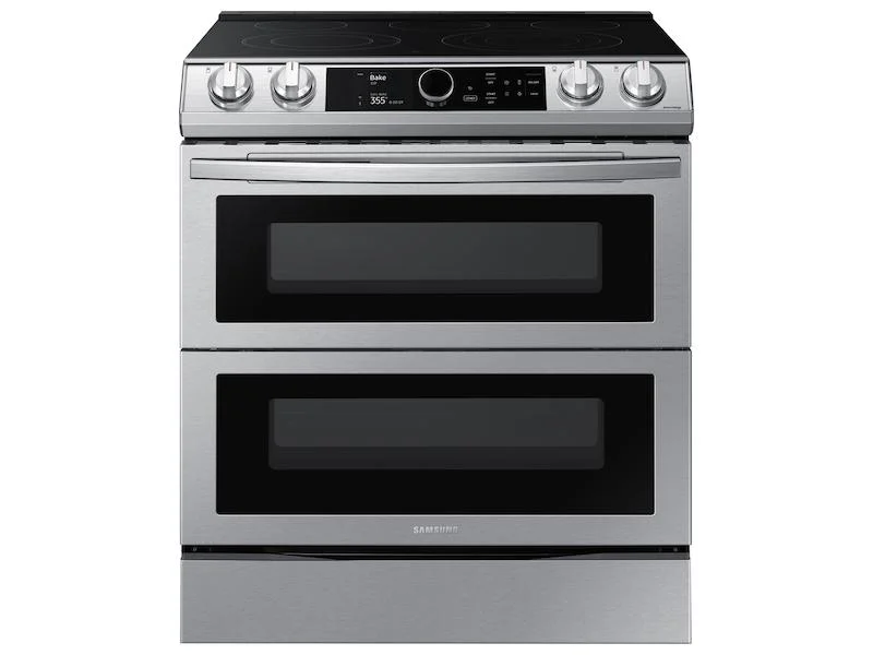 Samsung NE63T8751SS 6.3 Cu. Ft. Flex Duo Stainless Front Control Slide-In Electric Range