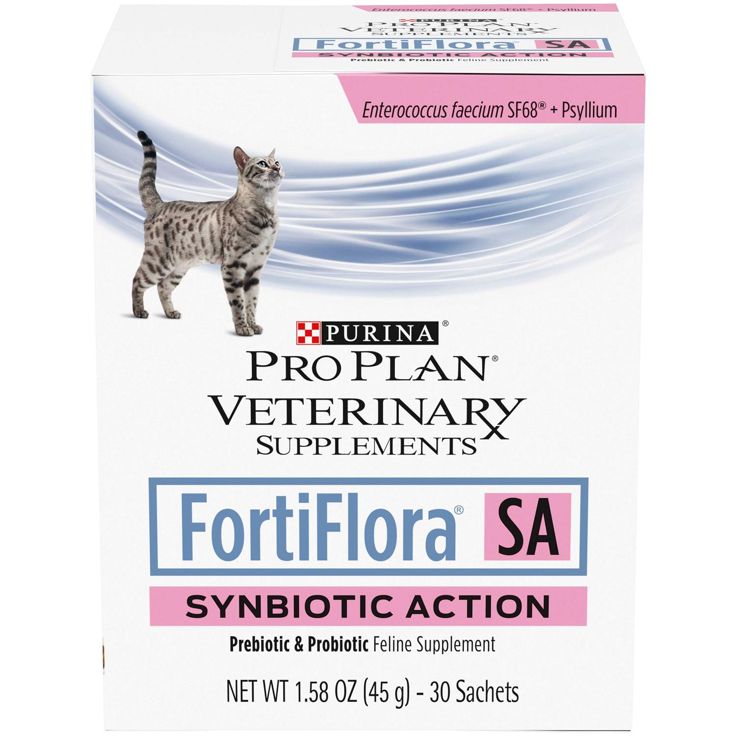 Purina PRO Plan Veterinary Supplements FortiFlora PRO SA Synbiotic Action Feline Prebiotic And Probiotic - Pet Supplies online store