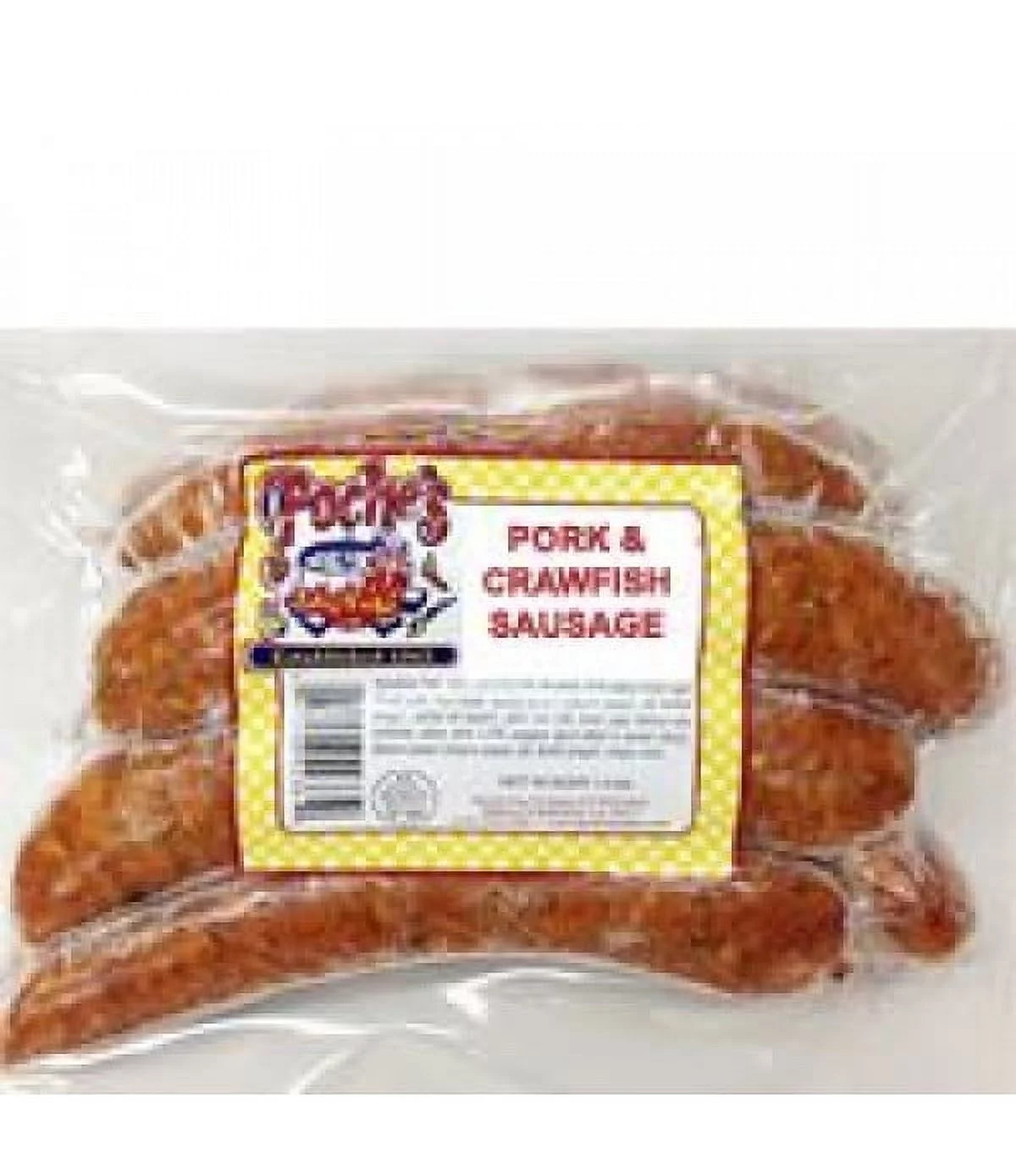 Poche's Crawfish & Pork Sausage 1lb