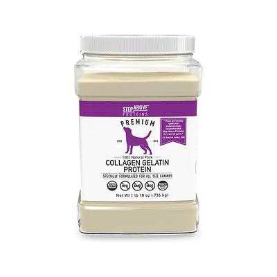 Step Above Proteins Natural Pork Collagen Gelatin Protein Dog Supplement, 26-oz bottle - Pet Supplies online store