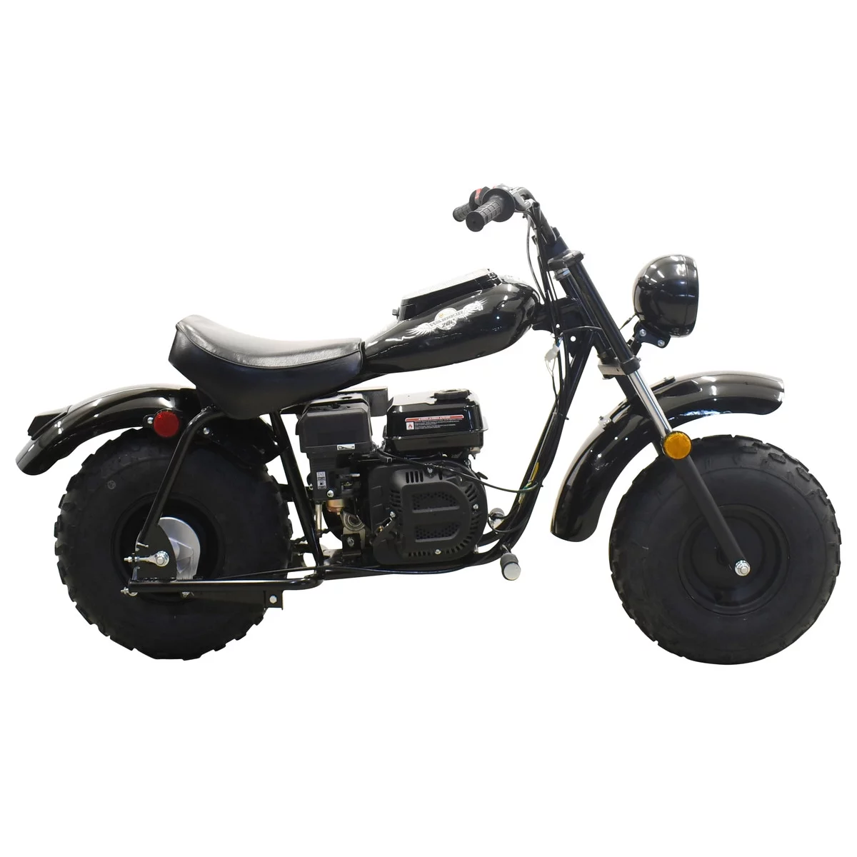 Massimo Mini Bike 200 | 4 Stroke 6.5HP Gas Powered (Motorcycle) (Black) - Radiant Selections