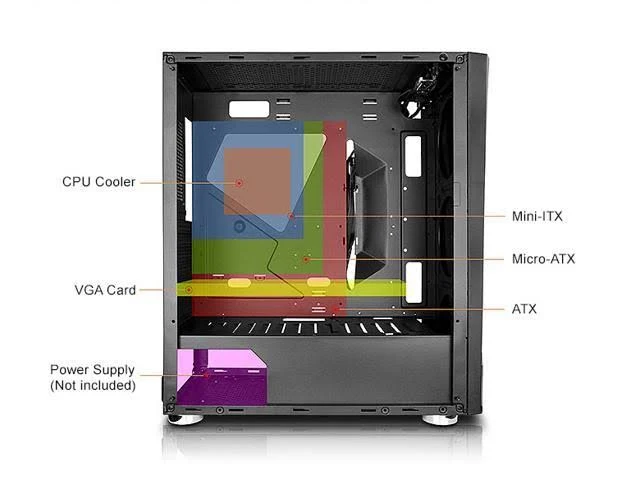 Bgears B-draco 5907 RGB Front with Tempered Glass Side ATX Mid Tower Case