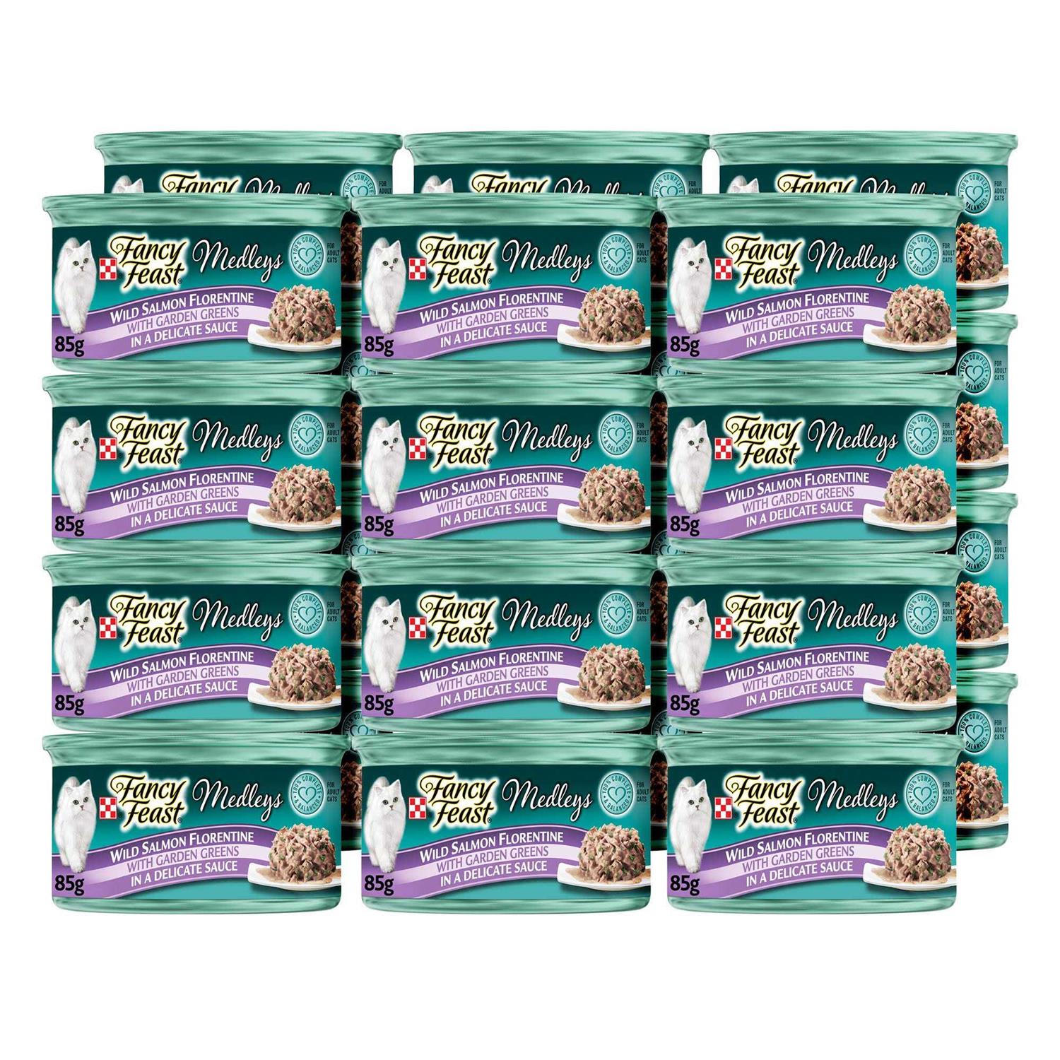Fancy Feast Medleys Wild Salmon Florentine Cat Food - Pet Supplies online store