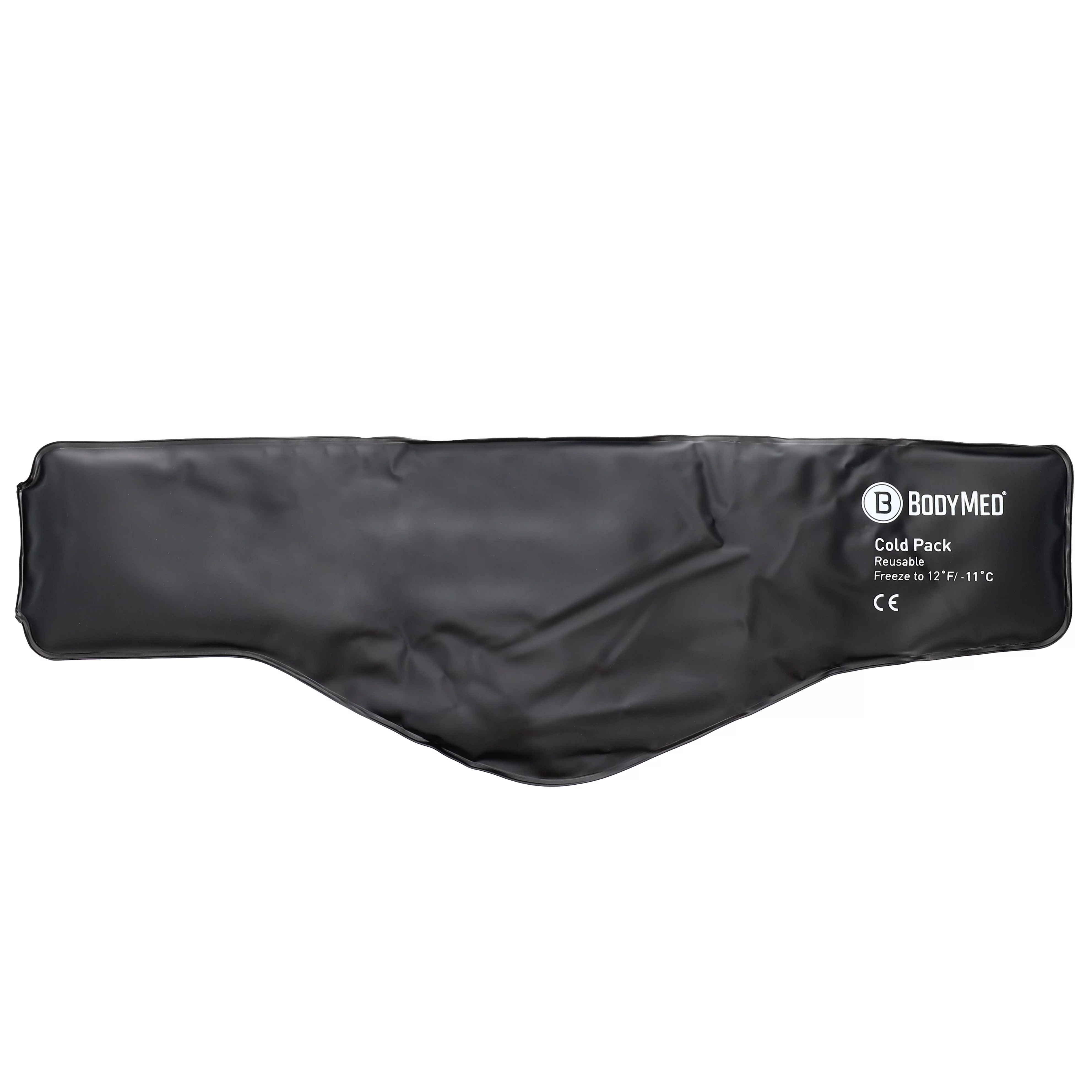 BodyMed Heavy Duty Black Urethane Cold Packs – Reusable Flexible Ice Pack for Injuries – Neck and Shoulder Ice Pack Flexible – Neck Contour, 23-in. Long