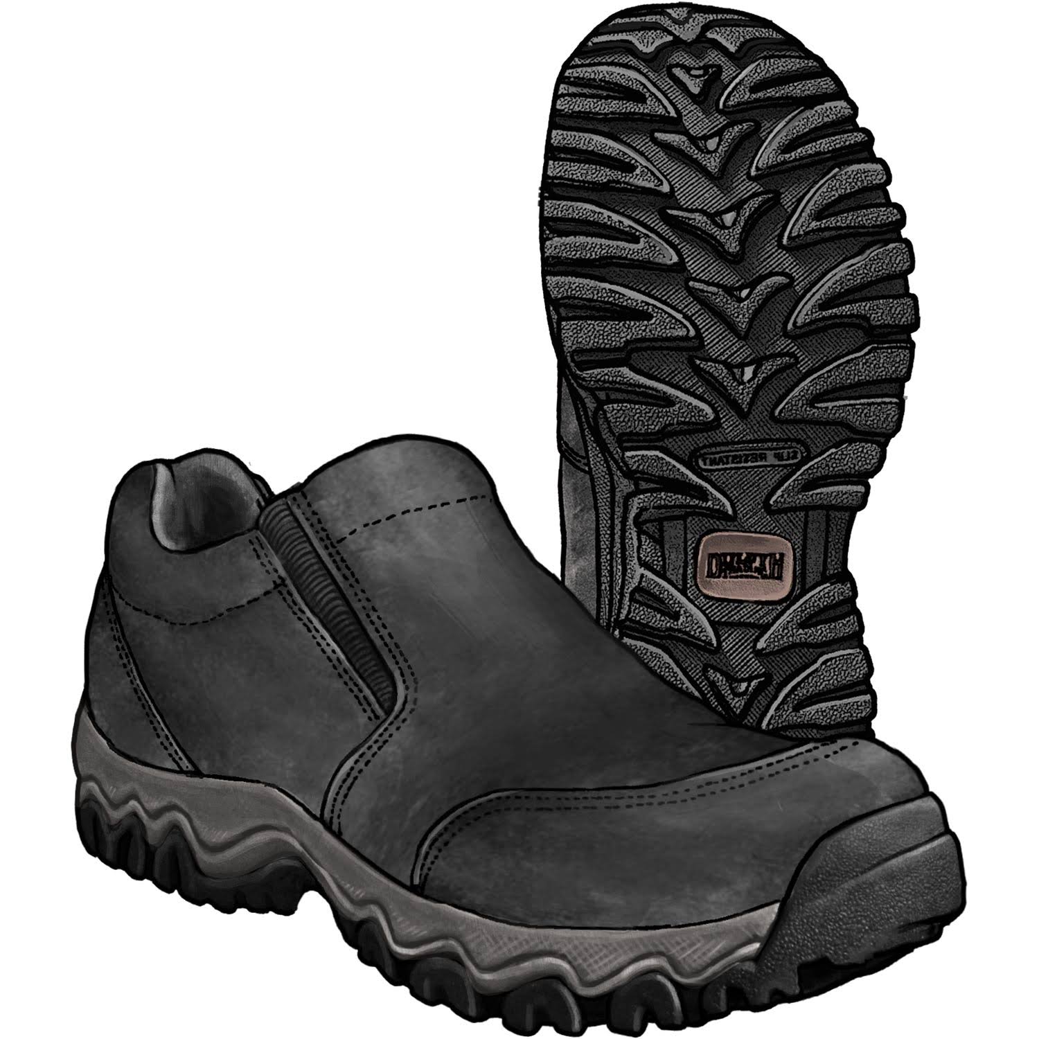 Men&s Wild Boar Leather Mocs - Duluth Trading Company