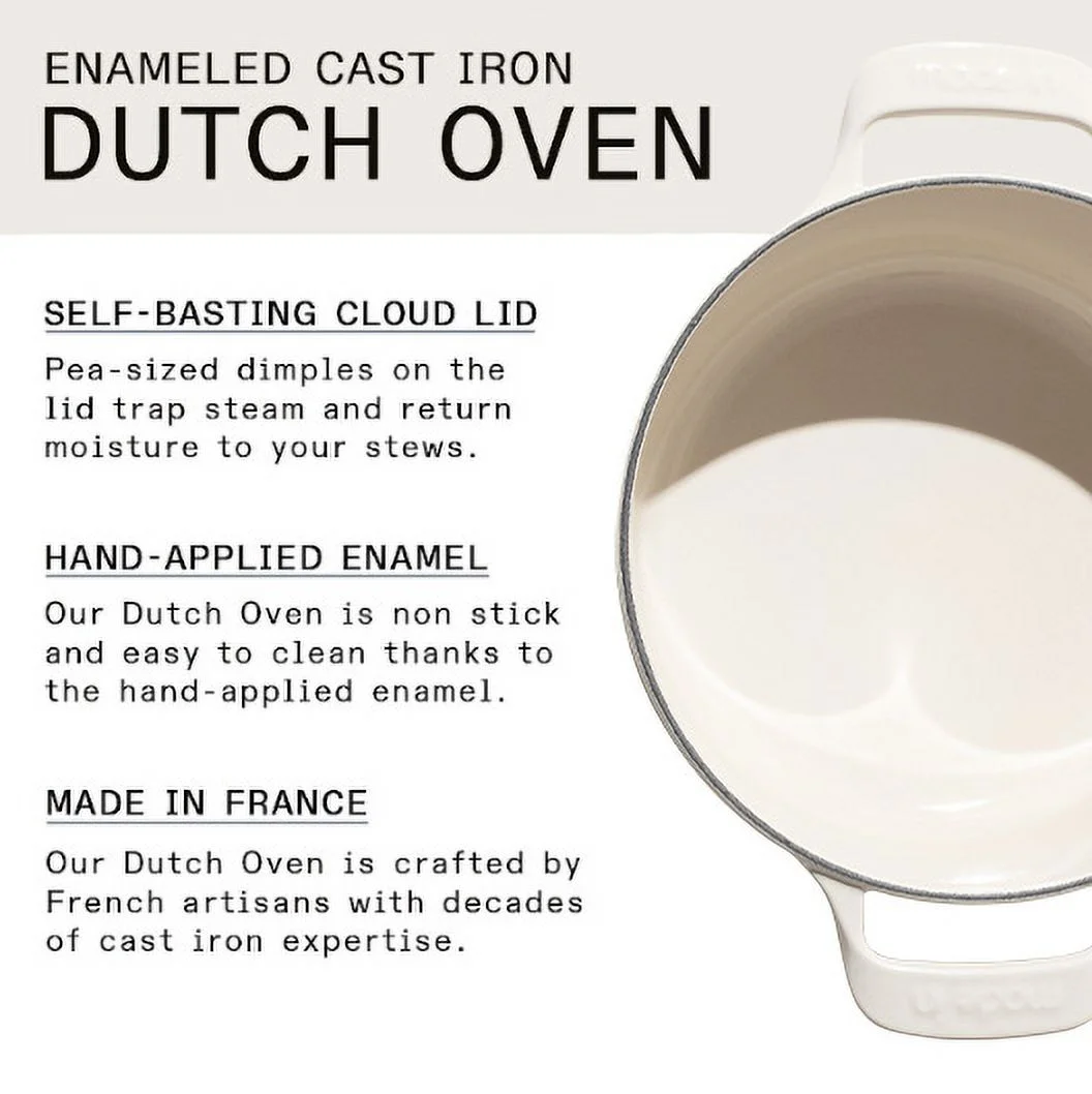 Made In Cookware - Dutch Oven 3.5 Quart - Red - Enameled Cast Iron - Exceptional Heat Retention & Durability - Professional Cookware - Made in France - Induction Compatible