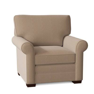 Caddy 38x22 Wide Armchair Craftmaster Body Fabric: Beantown 10, Arm Covers: Yes