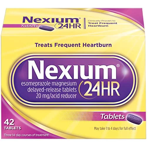 Nexium 24HR Acid Reducer Heartburn Relief Tablets 42 Count