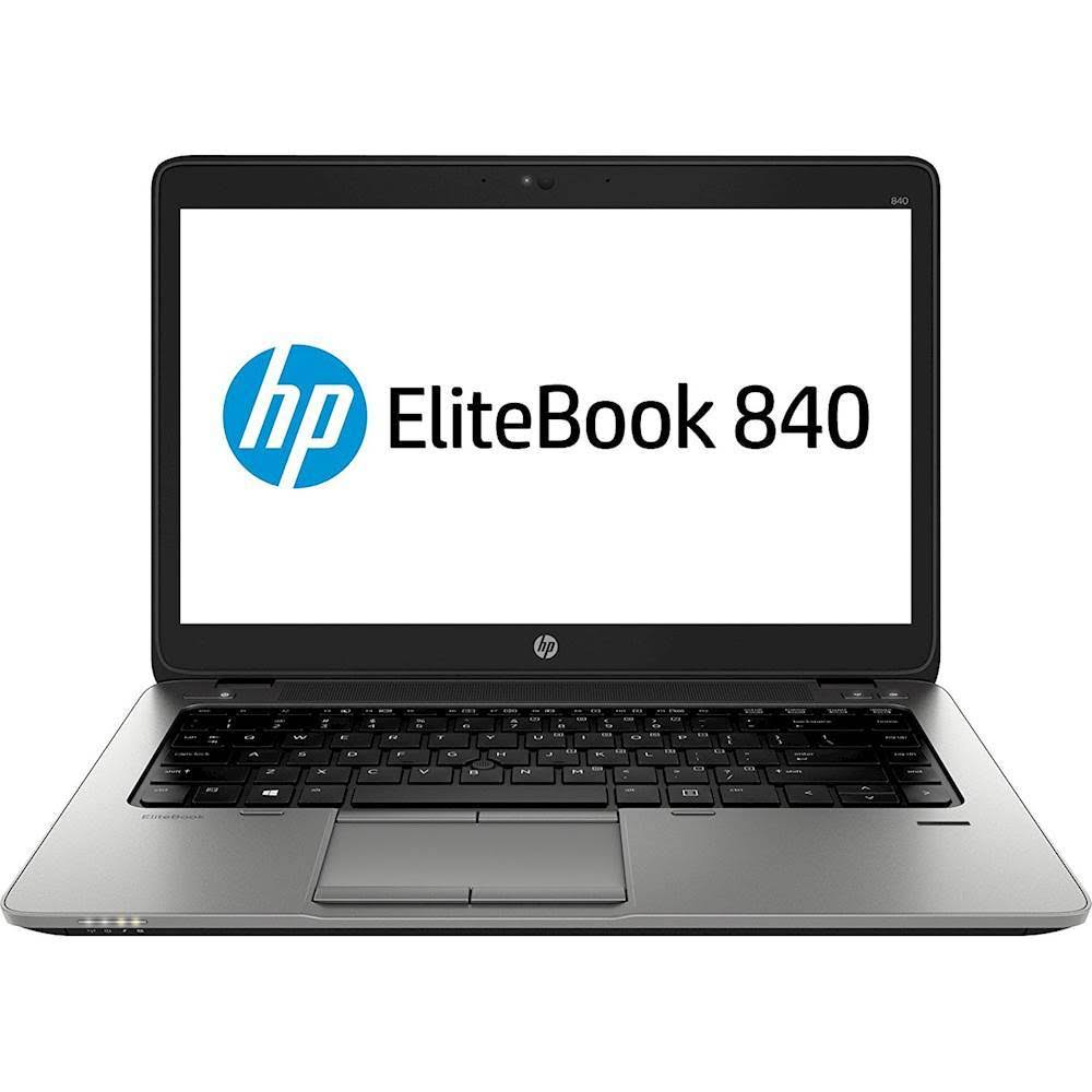 HP EliteBook 840 G1 14″ Notebook - Core i5 4300U 1.9 GHz - 8 GB RAM - 128 GB SSD - Black
