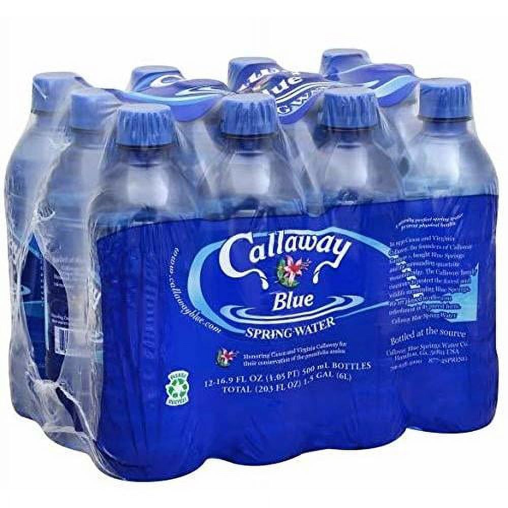 spring water, 0.5 liter (pack of 12)