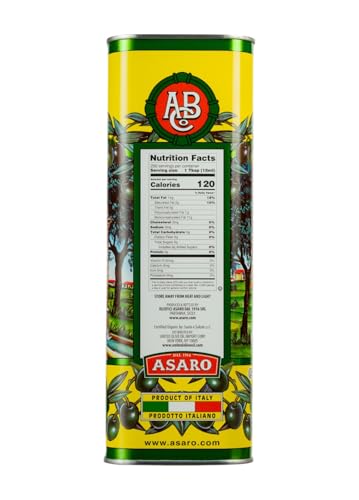 Partanna Organic Unfiltered Extra Virgin Olive Oil - Premium Organic Castelvetrano Oil Harvested in Sicily - Pure Authentic Italian - Monovarietal - Rich in Flavor and Tradition - 101oz (3 liter) Tin