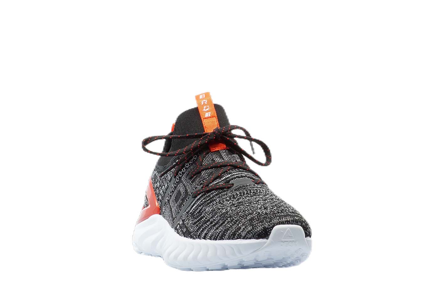 [E92577] Mens Peak Taichi 1.0 Plus Black Melange Grey Running Shoes - 7