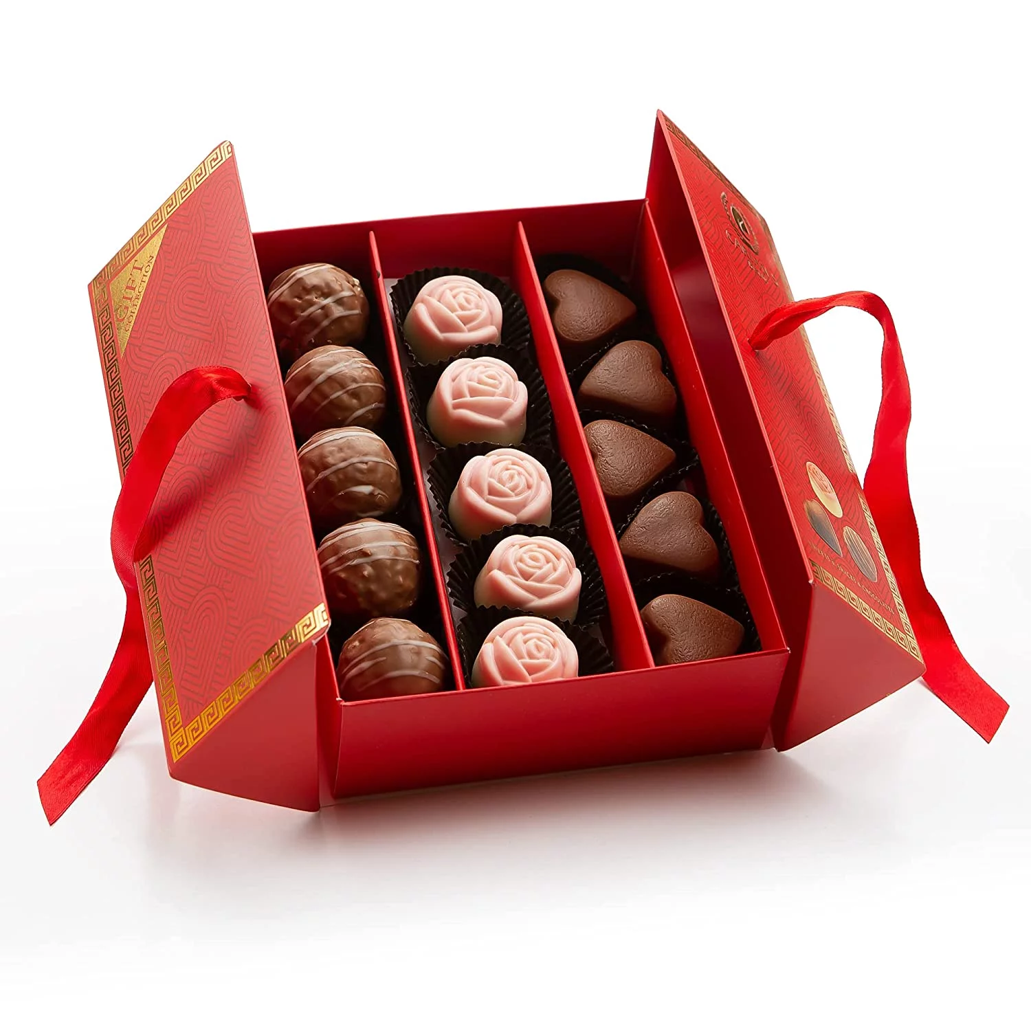 Love Valentines Assorted Chocolate Gift Box, Unique Gift Idea For Him or Her, Assorted Gourmet Treats Chocolates