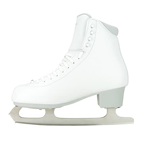 Riedell Skates - Crystal Adult Ice Skates - Competitive Figure Ice Skates with Stainless Steel Vesta Blade