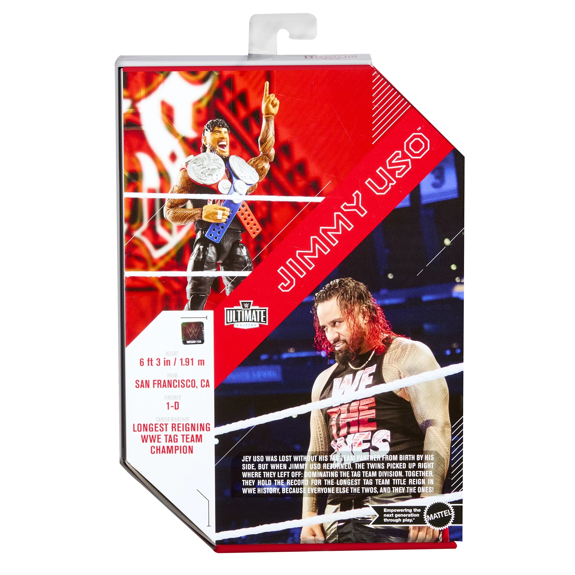 Jimmy Uso (Bloodline) - WWE Ultimate Edition Ringside Exclusive Mattel WWE Toy Wrestling Action Figures