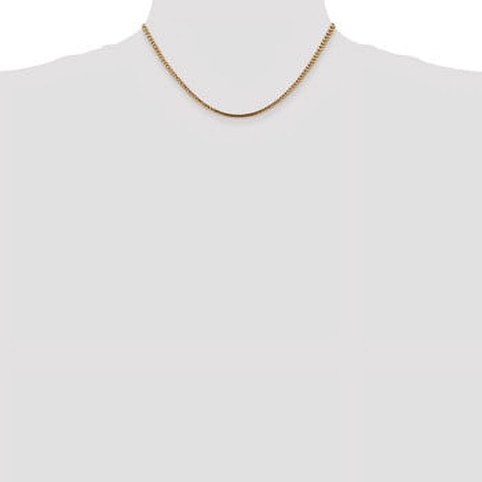 Lex & Lu 14k Yellow Gold 2.5mm Franco Chain Necklace or Bracelet LAL92711