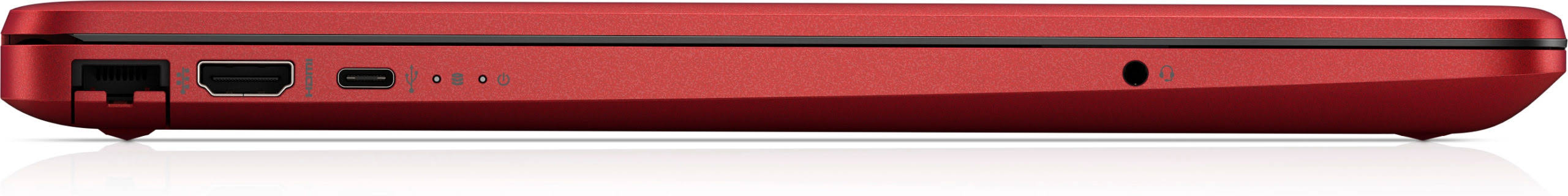 HP 15-dw0081 Pentium Silver N5000 1.1GHz 500GB 4GB Win10 Webcam Scarlet Red