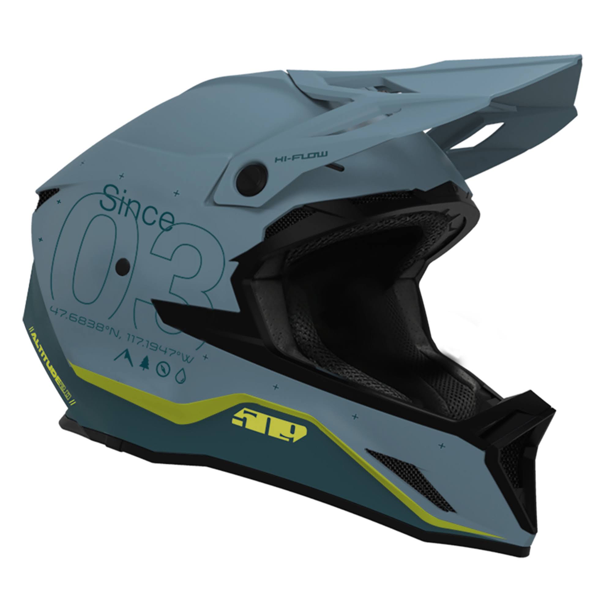 509 Altitude 2.0 Offroad Helmet (Sharkskin - Large)