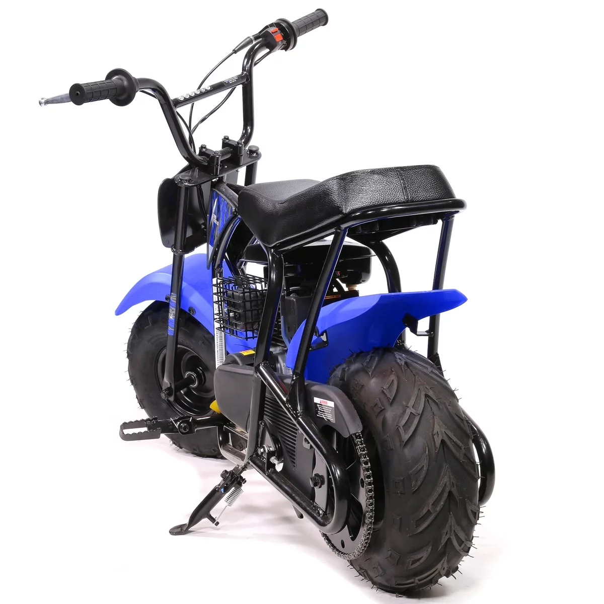 XtremepowerUS Pro Series 99cc Off-Road Trail Ride-On Mini Bike for Kids Adults Teens, Blue