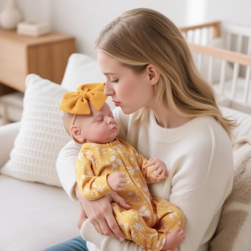 ADFO Lifelike Reborn Baby Dolls, 20 inch Realistic Newborn Real Life Baby Girl Dolls Soft Silicone Full Body Vinyl Girl Baby Dolls with Clothes and Toy Gift for Kids Age 3+