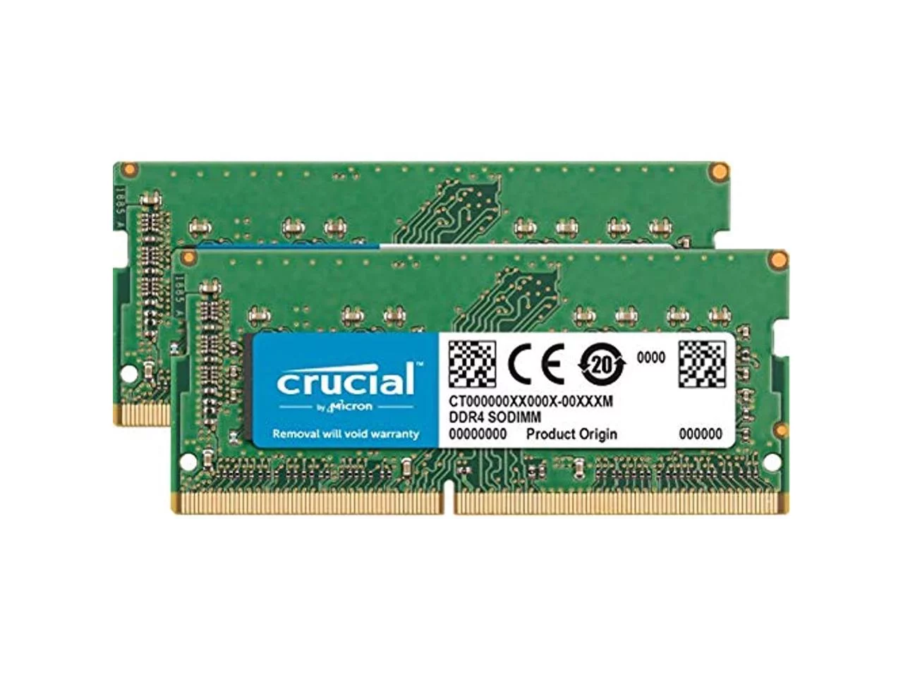 Crucial 64GB (2 x 32GB) DDR4 2666 (PC4 21300) Unbuffered Memory for Apple Model CT2K32G4S266M
