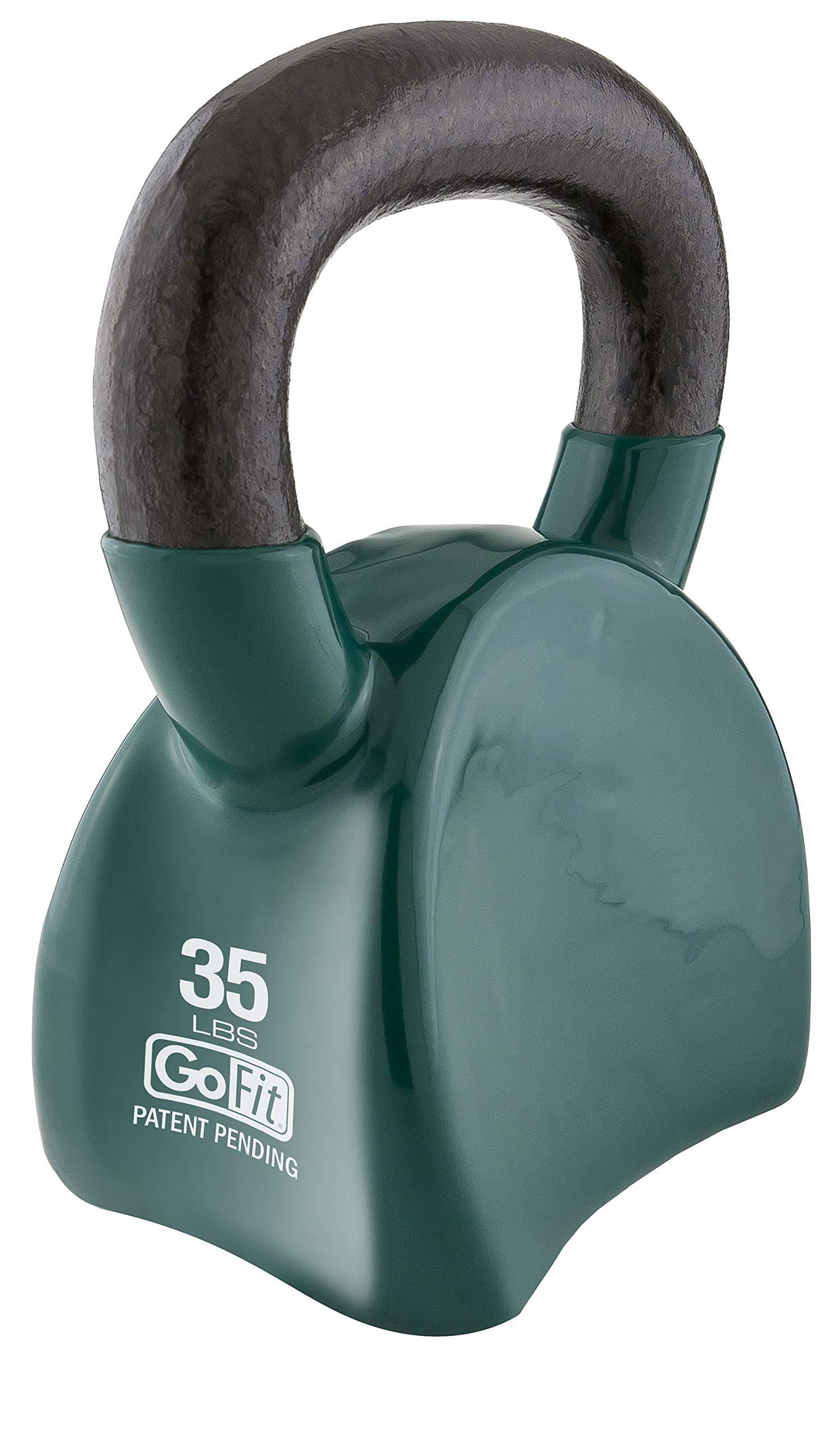 GoFit 35lb Contour Kettlebell
