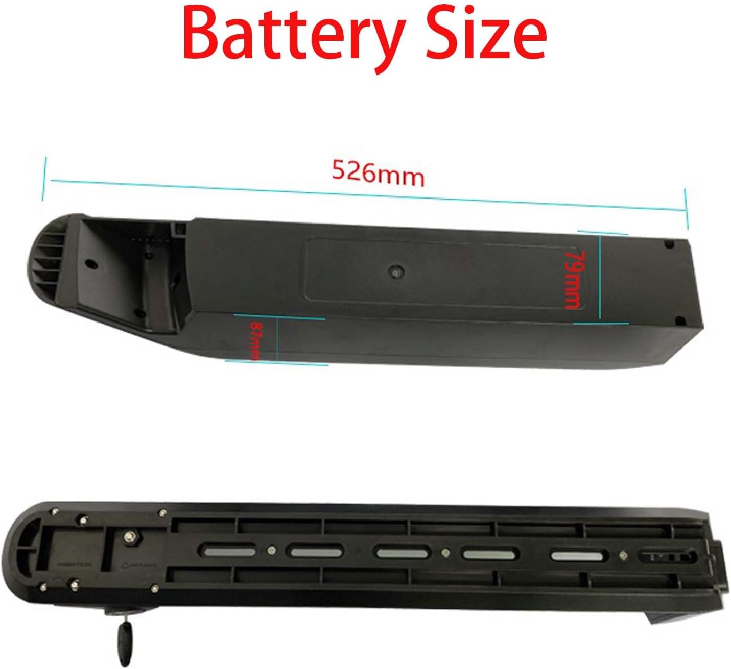 36V 48V 52V Electric Bicycle Battery 10AH/13AH/15AH/18AH Bicycle Removable Lithium Battery with BMS and Charger Bicycle Downtube Battery for 200W-1200W Motors,36v,18AH