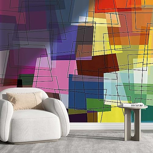 Cubicle Wallpaper for Fabric Walls Modern Art Home Decor Wall Sticker Wall Decor Home Decor Easy to Clean (W) 48