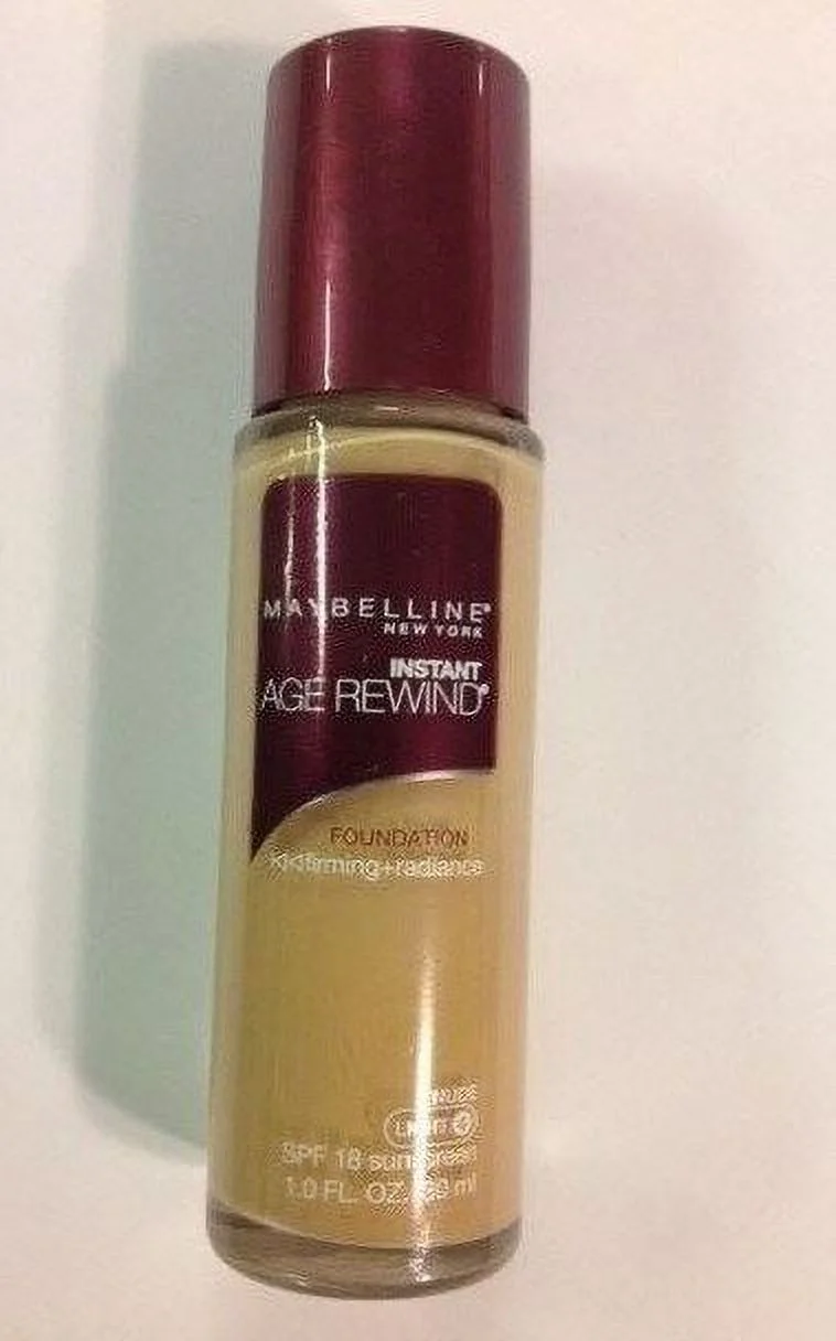 Maybelline Instant Age Rewind Foundation SPF18 Nude (Light-4) NEW.