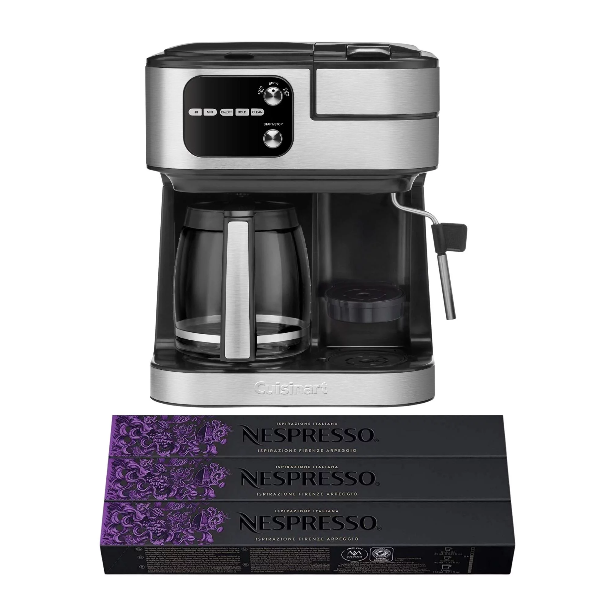 Cuisinart Coffee Center Barista Bar 4-In-1 Brew Options Coffeemaker Bundle