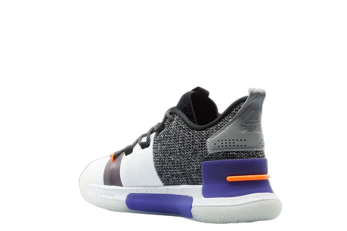 [E94451] Mens Peak Taichi Flash Lou Williams Team White Purple Basketball Shoes - 7