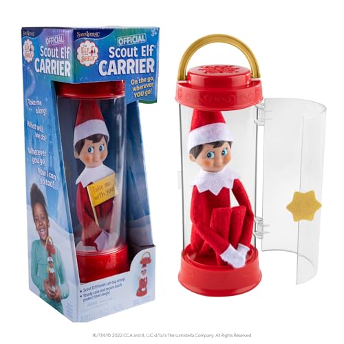 The Elf on the Shelf Scout Elf Carrier The Official Carrier from The North Pole for Scout Elf Family Adventures - Scout Elf Not Included