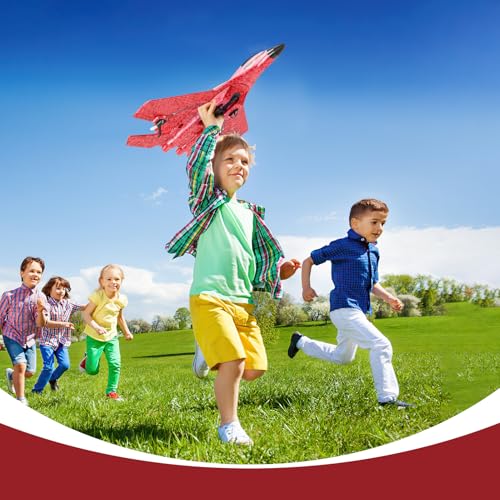 RC Plane, Remote Control Wireless Airplane Toy - RC Plane Remote Control 2CH 2.4Ghz RC Plane with Lights, Remote Control Airplanes Foam RC Fighter Airlane Jet for Adults Kids