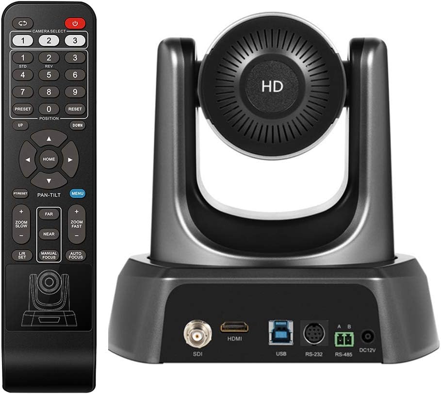 Conference Room Camera Full HD 1080p USB PTZ Video Conference Camera for Business Meetings Wide Angle More Optical Zoom (20x Optical HDMI SDI)