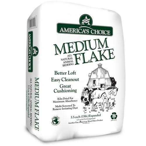 America's Choice Large Flake 8 cu ft Wood Animal Bedding - Pet Supplies online store