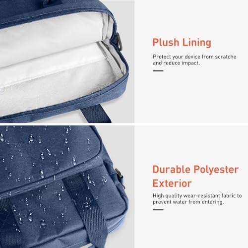 DTTO 9-11 Inch Tablet Sleeve Bag with Shoulder Strap, Double Handle Case Fits iPad Air/Pro 11 inch 2024, iPad 10th Gen 10.9