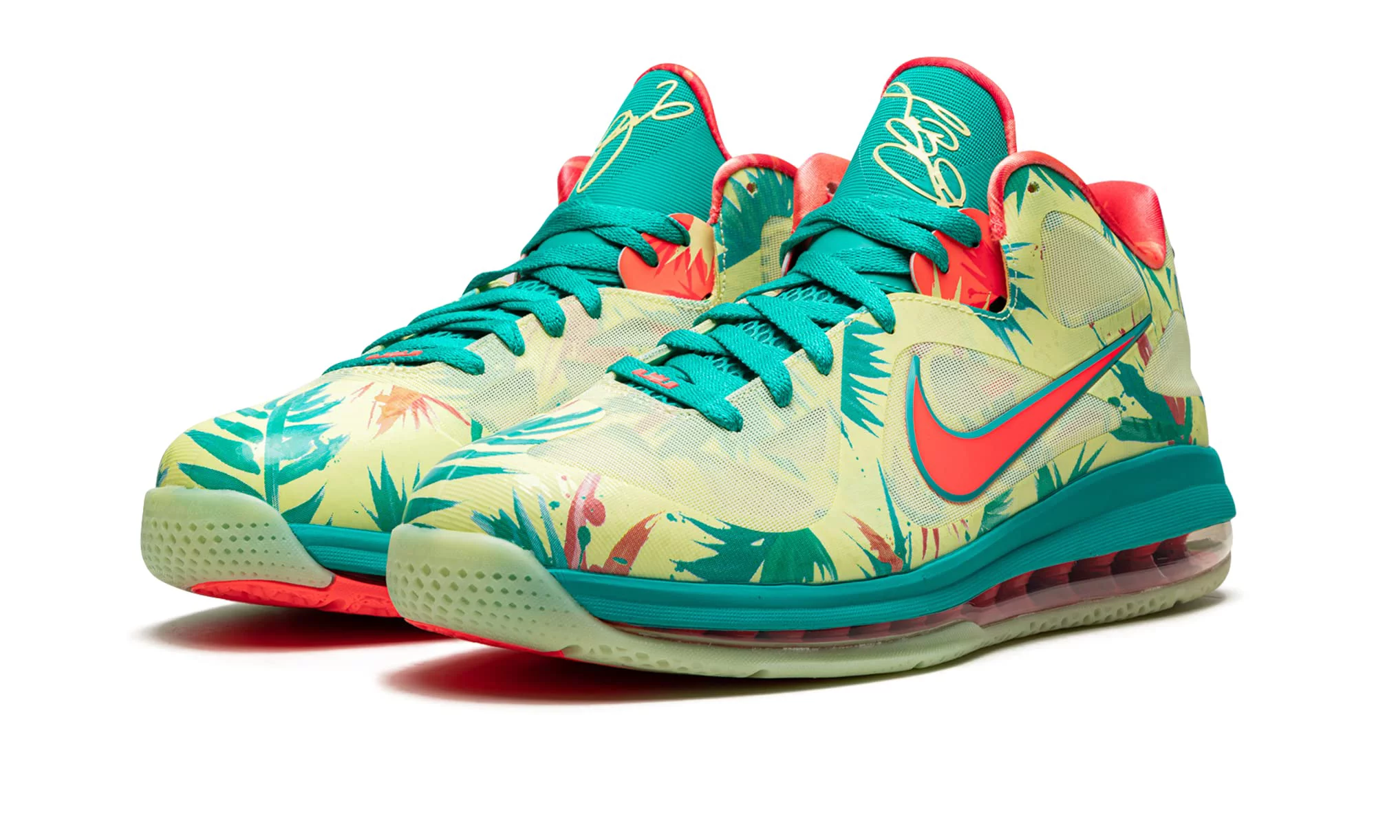 Nike Mens LeBron IX Low Basketball Shoes (9.5) - Radiant Selections