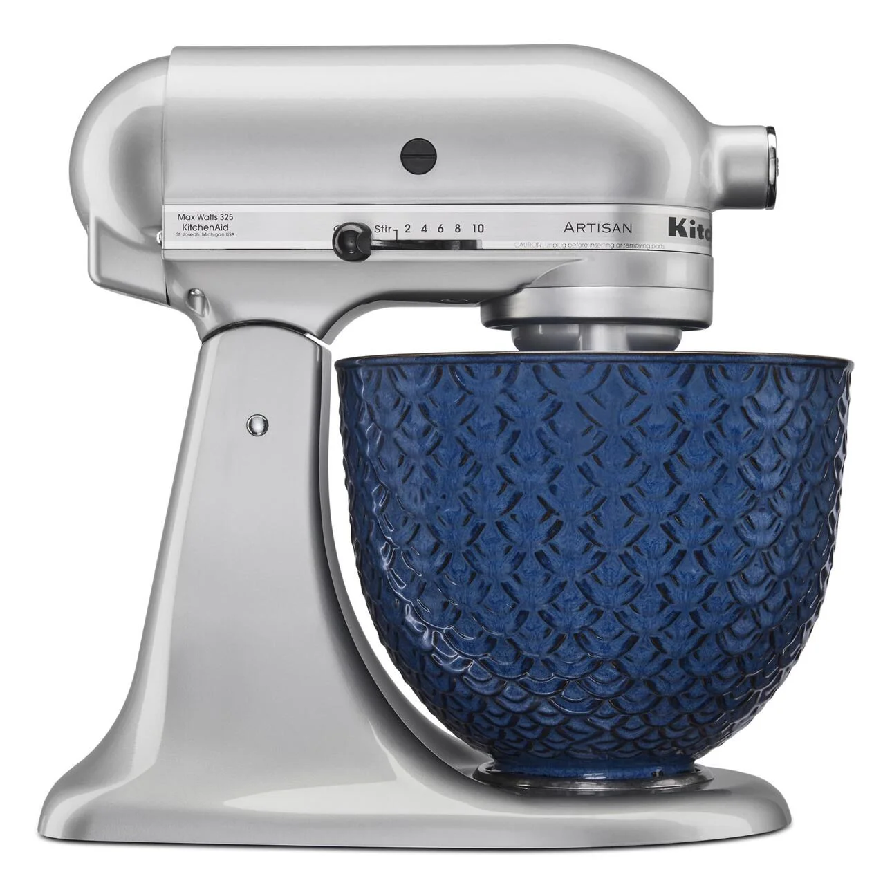 KitchenAid 5 Quart Ceramic Bowl, Blue Mermaid Lace, KSM2CB5